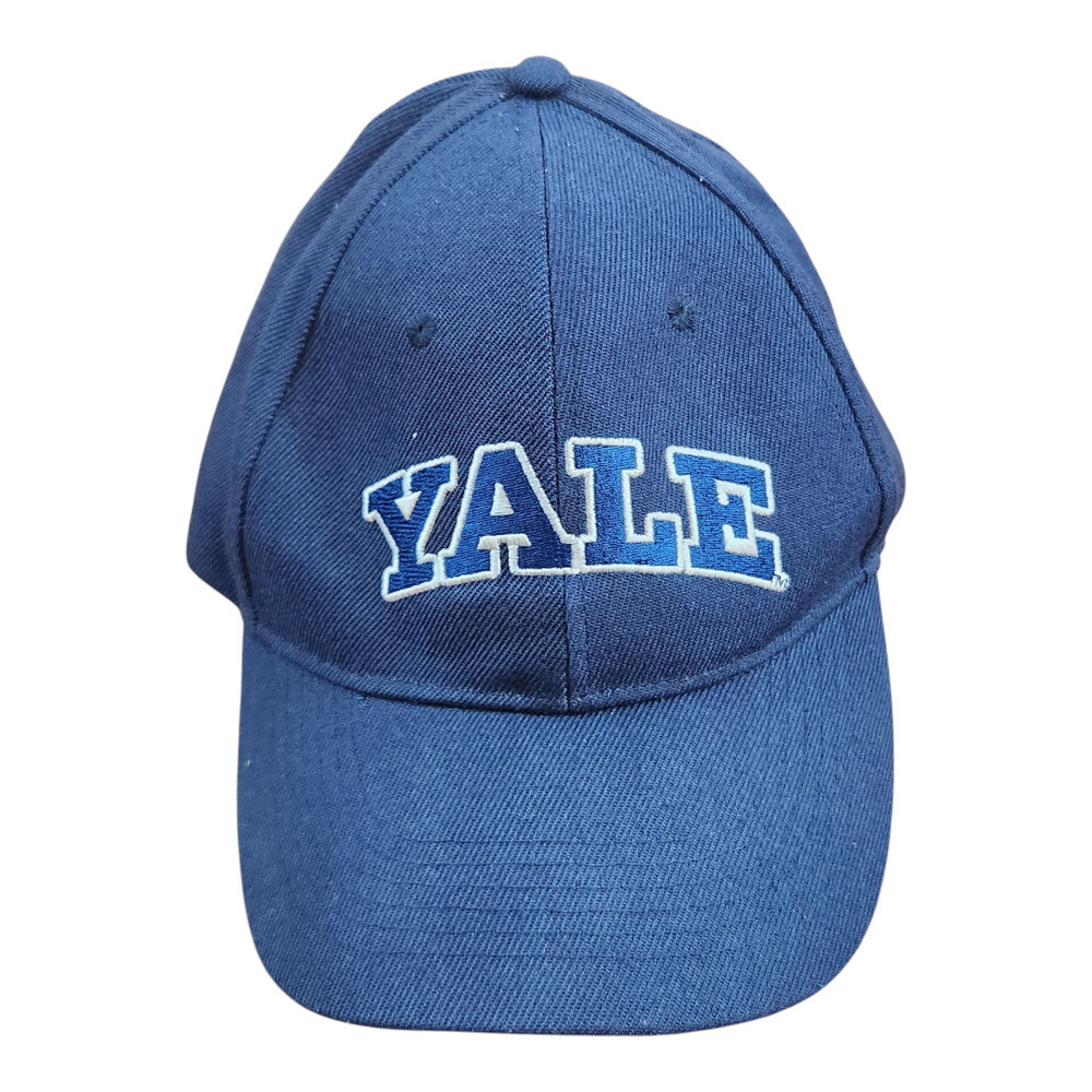 Yale university college baseball hat cap adjustable blue white collegiate